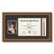 ArtToFrames 8.5x11 inch Diploma Frame with 4x6 Inch Image Opening and Tassel Opening - Framed with Black and Gold Mats, Comes with Regular Acrylic and Sawtooth Hanger for Wall Hanging (DIT-8.5x11)